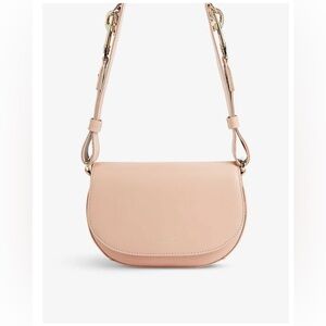 TED BAKER Equenia Sleek Equestrian Mini Crossbody Bag Pink